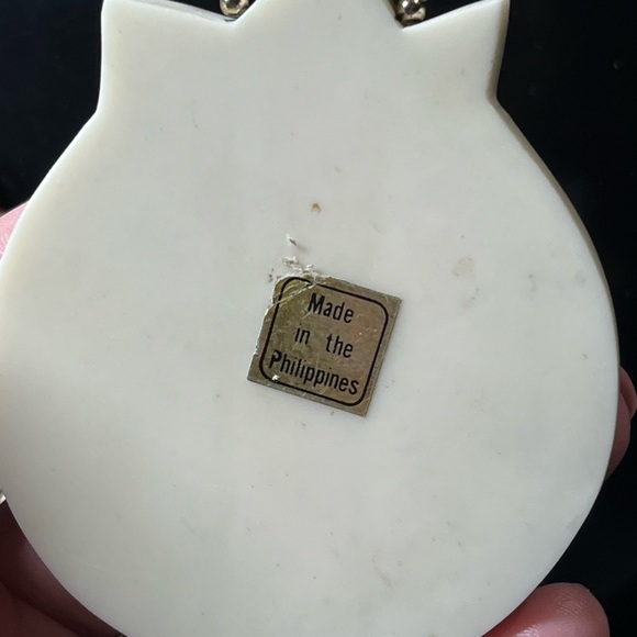 Artisan Floral Pendant Necklace with Purple and Green Accents - Picture 3 of 4